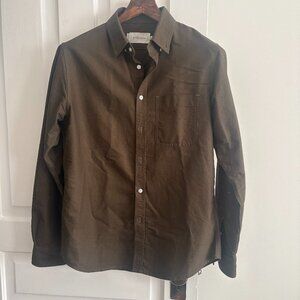Wings and Horns Olive LS Shirt -- Medium